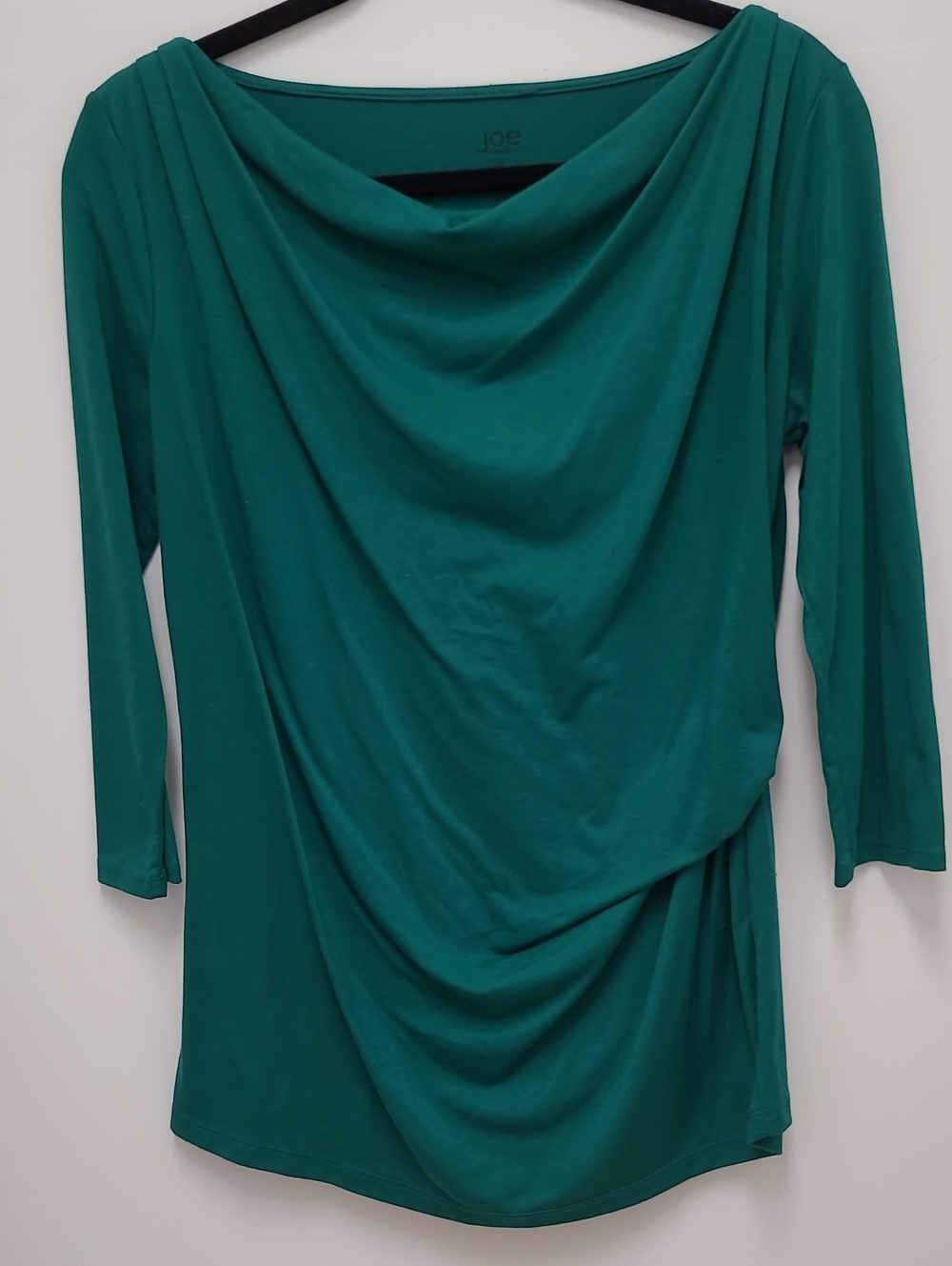Joe Fresh Teal Jersey Scoop Neck Top